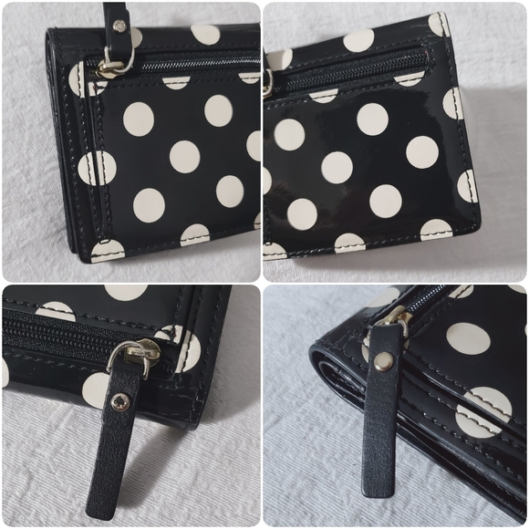 KATE SPADE "Serenade Carlisle Street" Patent Leather Wallet - Picture 12 of 14